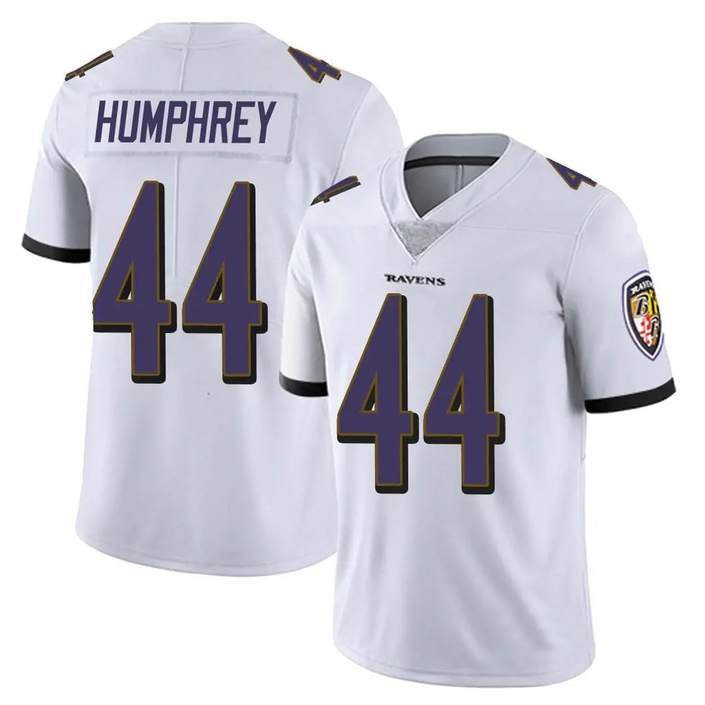 STECN B.Ravens #44 Marlon Humphrey Player White Vapor Untouchable Limited Home Game Stitched Jerseys