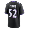STECN B.Ravens #52 Ray Lewis Black Alternate Retired Player Stitched Jerseys