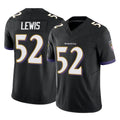STECN B.Ravens #52 Ray Lewis Player Black Vapor F.U.S.E. Limited Game Stitched Jerseys