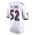 STECN B.Ravens #52 Ray Lewis Player White Alternate Home Stitched Jerseys