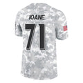 STECN B.Ravens #71 Olaivavega Ioane Player Arctic Camo Salute to Service Limited Stitched Jerseys