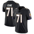 STECN B.Ravens #71 Olaivavega Ioane Player Black Vapor Untouchable Limited Home Stitched Jerseys