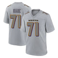 STECN B.Ravens #71 Olaivavega Ioane Player Gray Replica Limited Stitched Jerseys