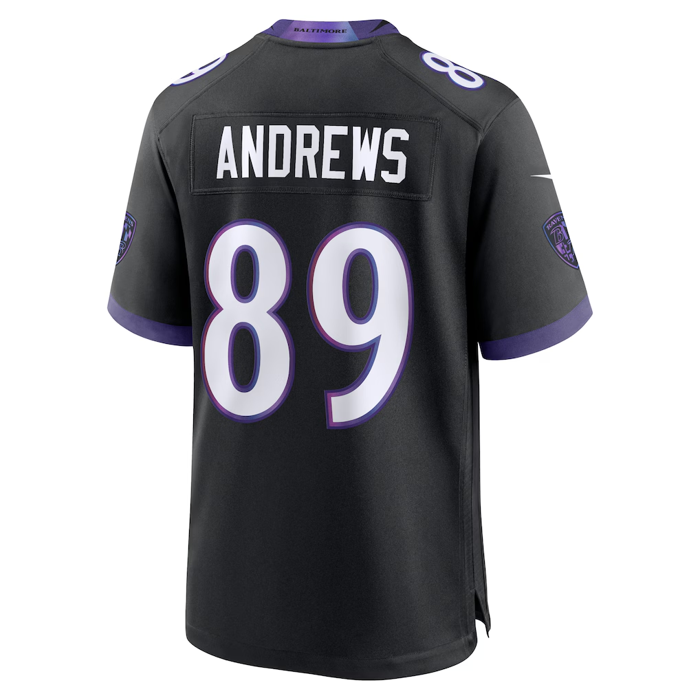 STECN B.Ravens #89 Mark Andrews Black Alternate Stitched Jerseys