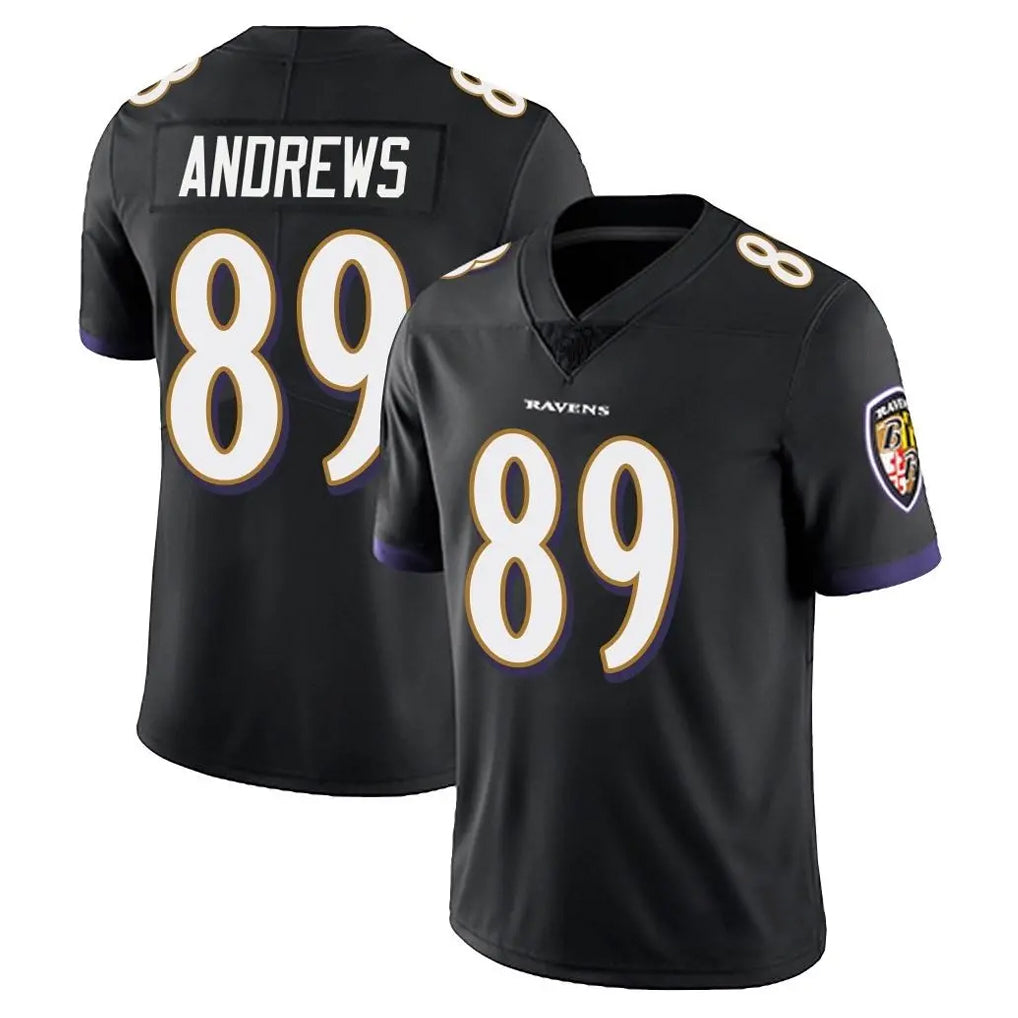 STECN B.Ravens #89 Mark Andrews Player Black Vapor Untouchable Limited Home Stitched Jerseys
