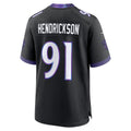 STECN B.Ravens #91 Trey Hendrickson Black Alternate Game Stitched Jerseys
