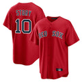 STECN B.Red Sox #10 Trevor Story Player Red Home Game Stitched Jerseys
