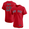 STECN B.Red Sox #12 Connor Wong Player Red Limited Elite Home Game Stitched Jerseys