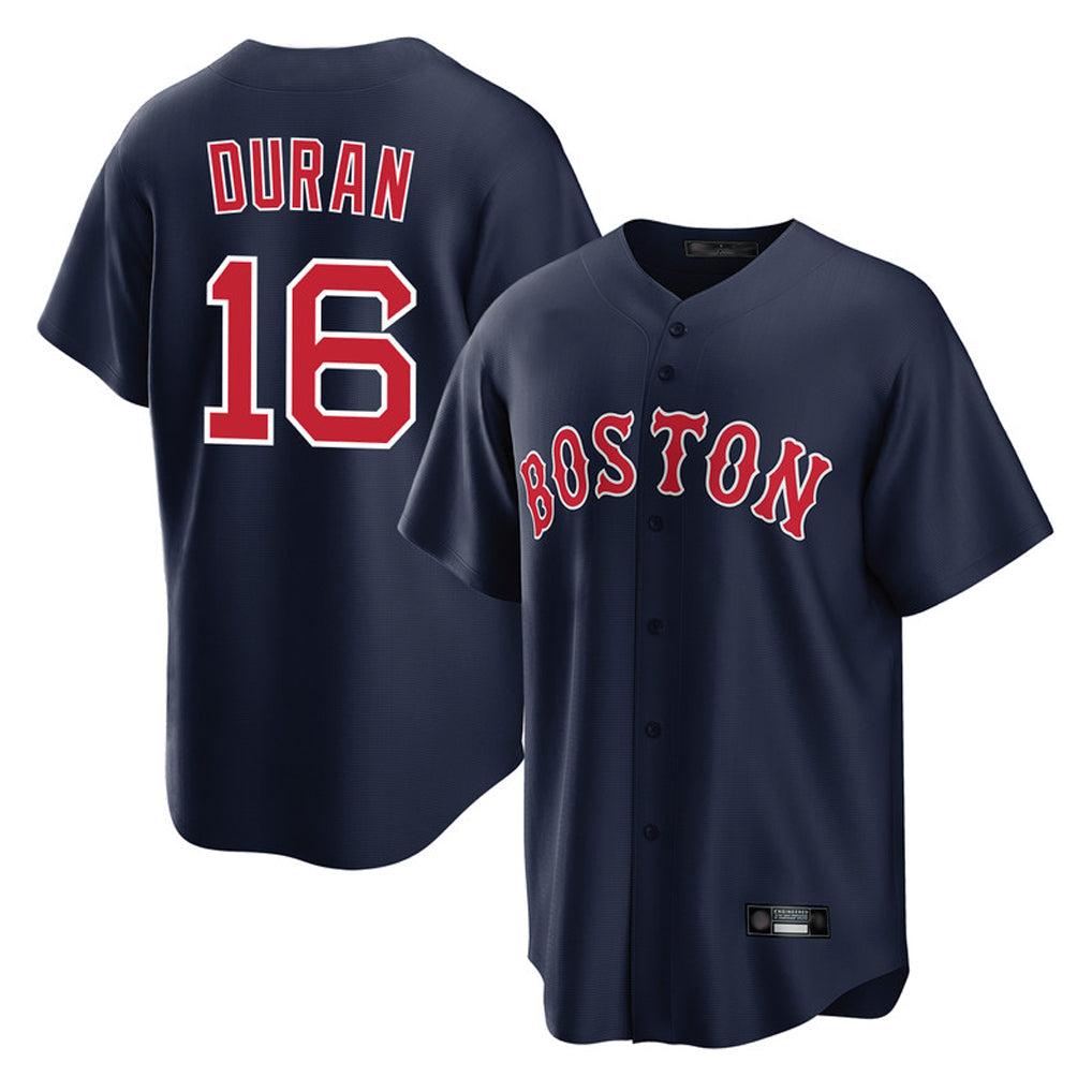 STECN B.Red Sox #16 Jarren Duran Player Navy Home Game Stitched Jersey