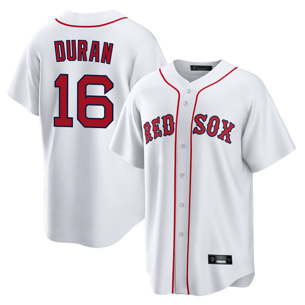 STECN B.Red Sox #16 Jarren Duran Player White Home Game Stitched Jersey