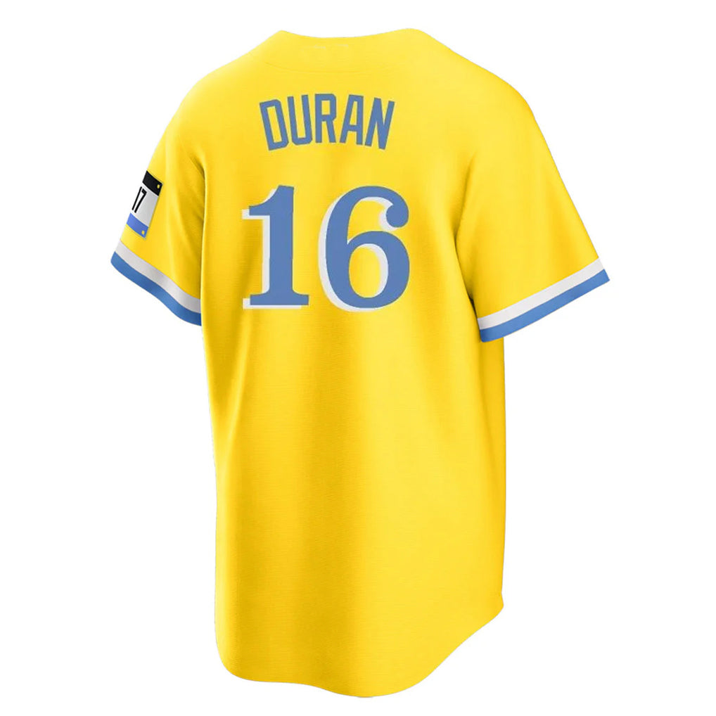 STECN B.Red Sox #16 Jarren Duran Player Yellow Home Game Stitched Jerseys