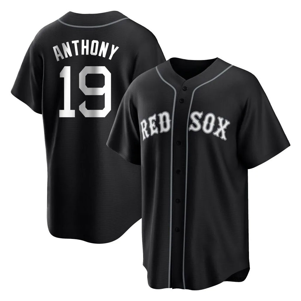 STECN B.Red Sox #19 Roman Anthony Player Black Home Game Stitched Jerseys