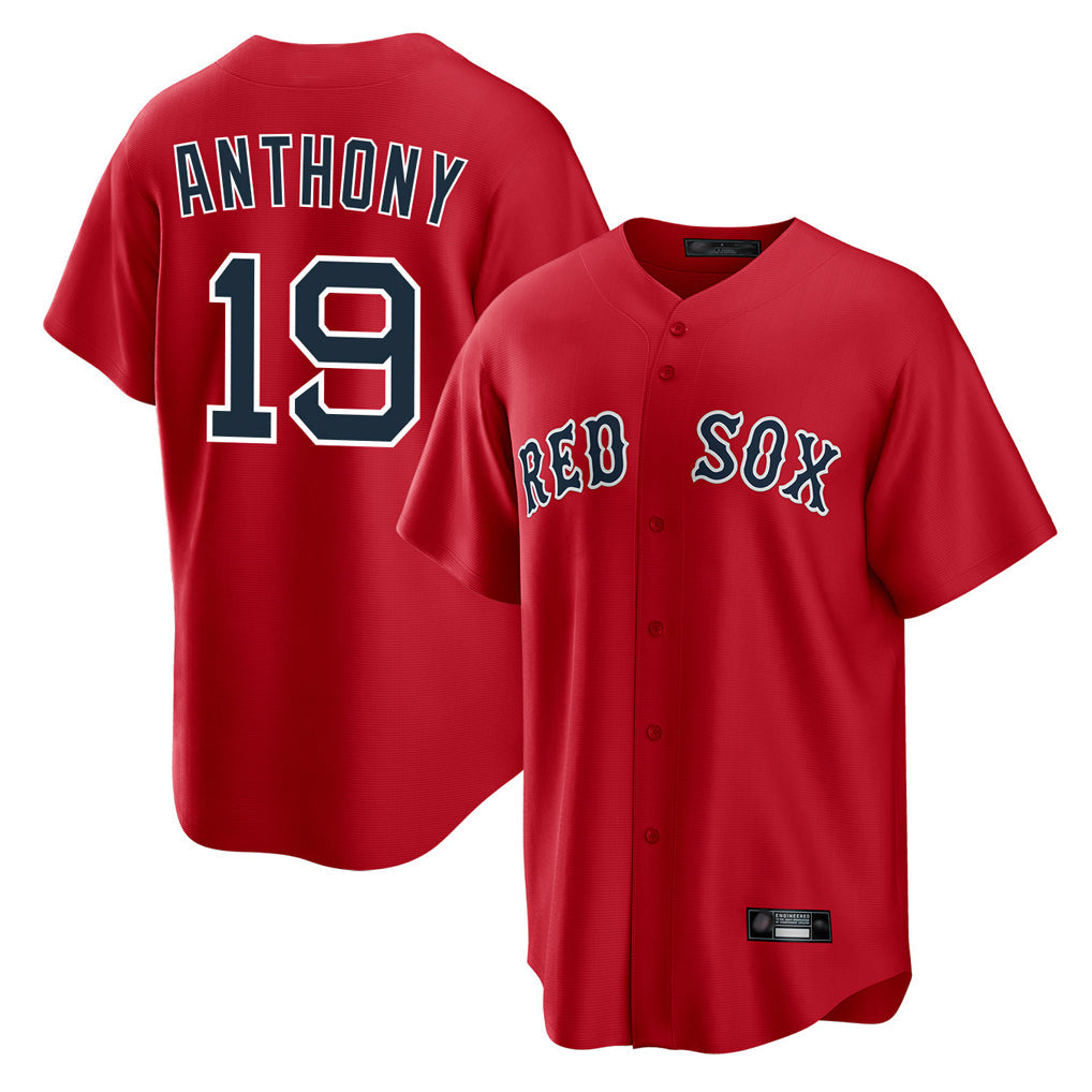 STECN B.Red Sox #19 Roman Anthony Player Red Home Game Stitched Jerseys