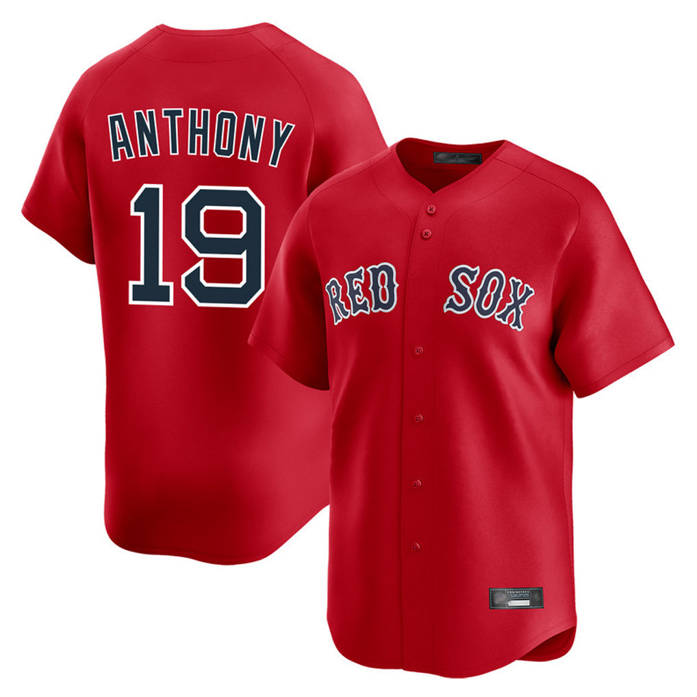 STECN B.Red Sox #19 Roman Anthony Player Red Limited Home Game Stitched Jerseys
