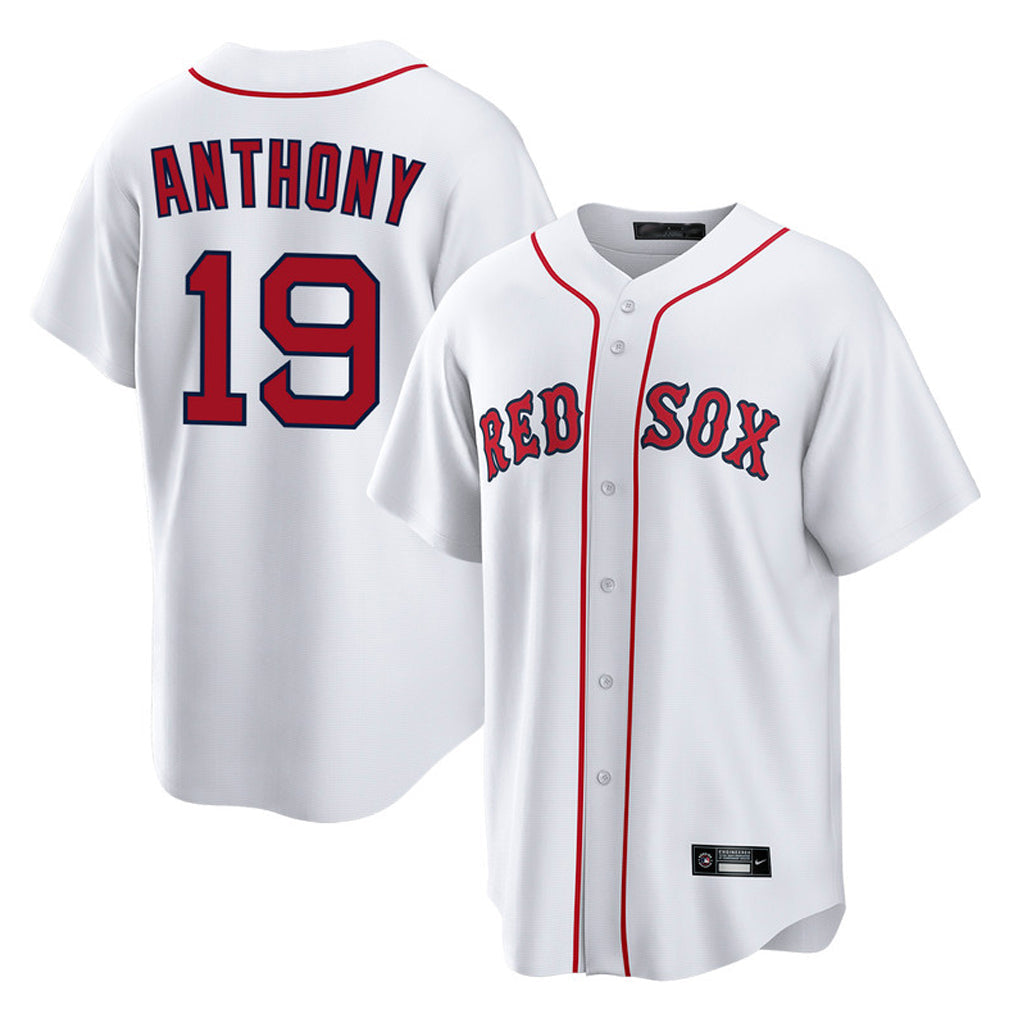 STECN B.Red Sox #19 Roman Anthony Player White Home Game Stitched Jerseys