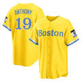 STECN B.Red Sox #19 Roman Anthony Player Yellow Home Game Stitched Jerseys