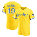 STECN B.Red Sox #19 Roman Anthony Player Yellow Limited Elite Home Game Stitched Jerseys