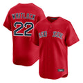 STECN B.Red Sox #22 Garrett Whitlock Player Red Limited Home Game Stitched Jerseys