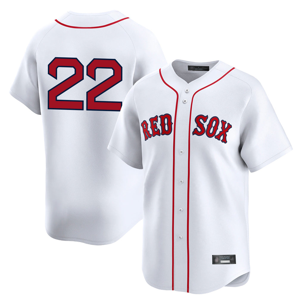 STECN B.Red Sox #22 Garrett Whitlock Player White Limited Home Game Stitched Jerseys