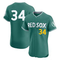 STECN B.Red Sox #34 David Ortiz Player Green City Connect Limited Elite Home Game Stitched Jerseys