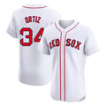STECN B.Red Sox #34 David Ortiz Player White Limited Elite Home Game Stitched Jerseys