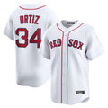 STECN B.Red Sox #34 David Ortiz Player White Limited Home Game Stitched Jerseys