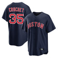 STECN B.Red Sox #35 Garrett Crochet Player Navy Home Game Stitched Jerseys