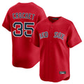 STECN B.Red Sox #35 Garrett Crochet Player Red Limited Home Game Stitched Jerseys