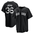 STECN B.Red Sox #36 Triston Casas Player Black Home Game Stitched Jerseys