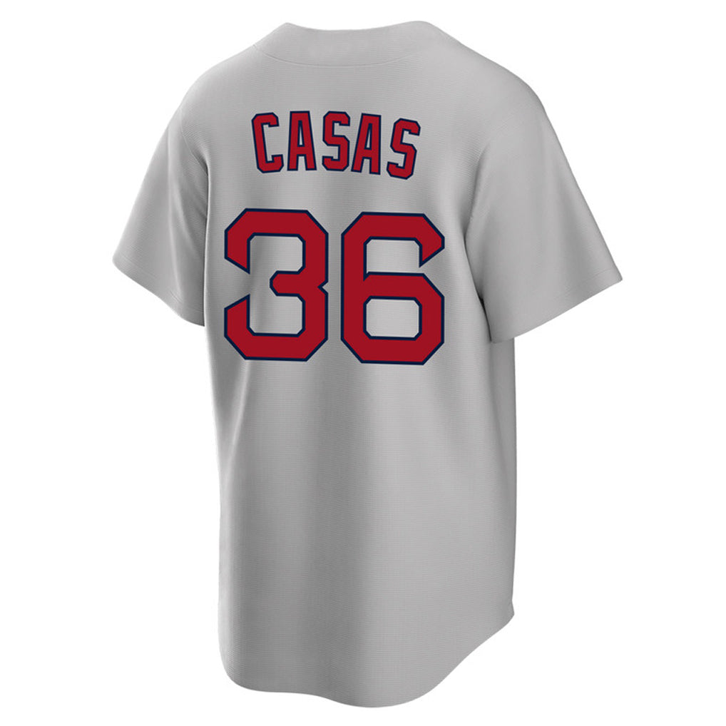 STECN B.Red Sox #36 Triston Casas Player Gray Road Home Game Stitched Jersey