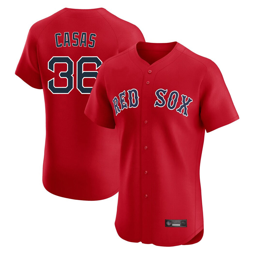 STECN B.Red Sox #36 Triston Casas Player Red Limited Elite Home Game Stitched Jersey