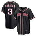 STECN B.Red Sox #3 Ceddanne Rafaela Player Black Out Home Game Stitched Jerseys