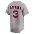 STECN B.Red Sox #3 Ceddanne Rafaela Player Gray Road Limited Home Game Stitched Jerseys