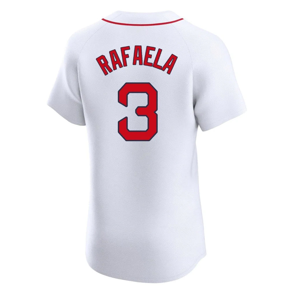 STECN B.Red Sox #3 Ceddanne Rafaela Player White Limited Elite Home Game Stitched Jerseys