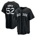 STECN B.Red Sox #52 Wilyer Abreu Player Black Home Game Stitched Jerseys