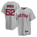 STECN B.Red Sox #52 Wilyer Abreu Player Gray Road Home Game Stitched Jerseys