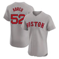 STECN B.Red Sox #52 Wilyer Abreu Player Gray Road Limited Elite Home Game Stitched Jerseys