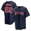 STECN B.Red Sox #52 Wilyer Abreu Player Navy Home Game Stitched Jerseys