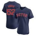STECN B.Red Sox #52 Wilyer Abreu Player Navy Limited Elite Home Game Stitched Jerseys