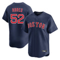 STECN B.Red Sox #52 Wilyer Abreu Player Navy Limited Home Game Stitched Jerseys