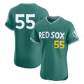 STECN B.Red Sox #55 Ranger Su¡§¡érez Player Green City Connect Limited Elite Home Game Stitched Jerseys