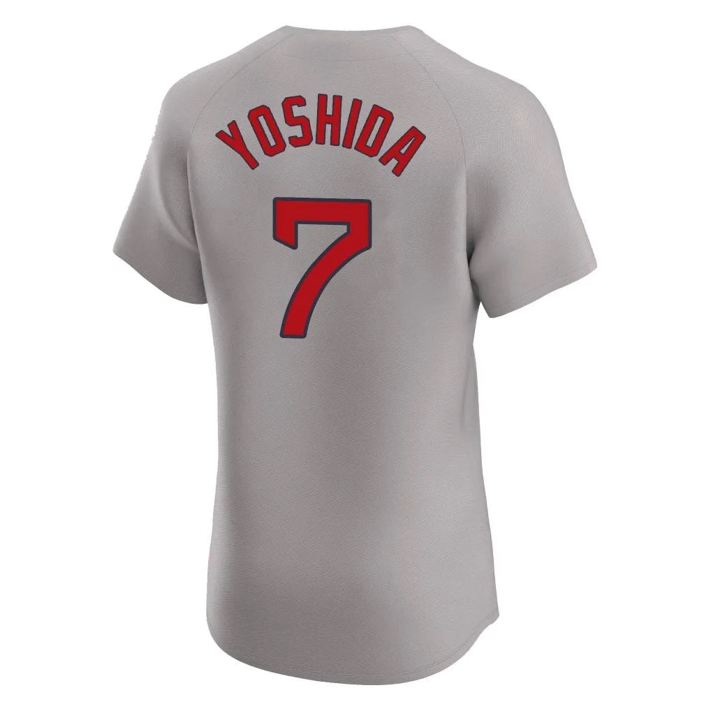 STECN B.Red Sox #7 Masataka Yoshida Player Gray Road Limited Elite Home Game Stitched Jerseys
