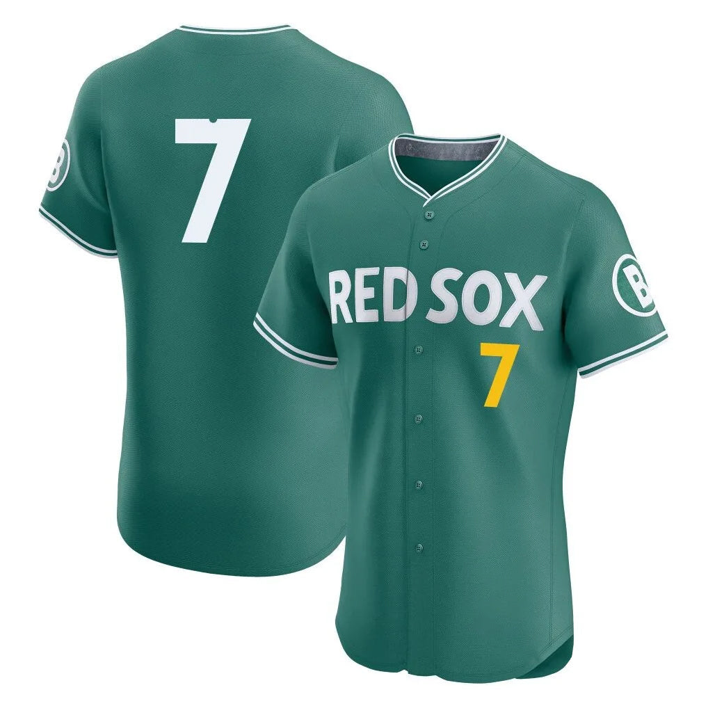 STECN B.Red Sox #7 Masataka Yoshida Player Green City Connect Limited Elite Home Game Stitched Jersey