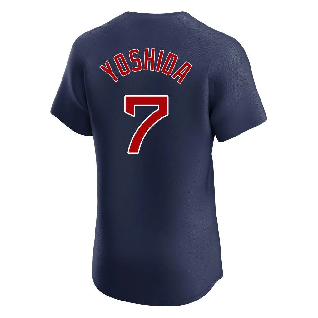 STECN B.Red Sox #7 Masataka Yoshida Player Navy Limited Elite Home Game Stitched Jerseys