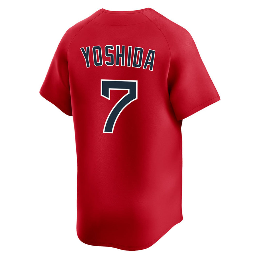 STECN B.Red Sox #7 Masataka Yoshida Player Red Limited Home Game Stitched Jerseys