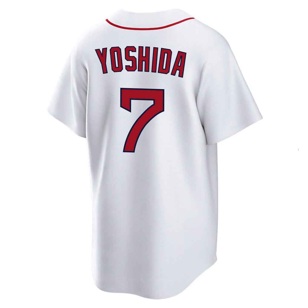 STECN B.Red Sox #7 Masataka Yoshida Player White Home Game Stitched Jerseys