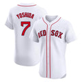 STECN B.Red Sox #7 Masataka Yoshida Player White Limited Elite Home Game Stitched Jersey