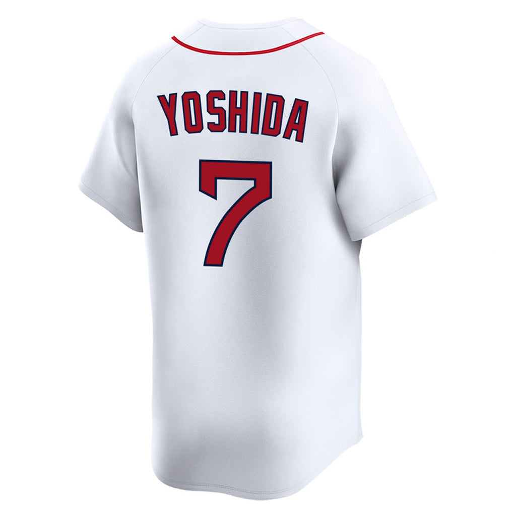 STECN B.Red Sox #7 Masataka Yoshida Player White Limited Home Game Stitched Jerseys