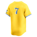 STECN B.Red Sox #7 Masataka Yoshida Player Yellow Limited Home Game Stitched Jerseys