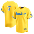STECN B.Red Sox #7 Masataka Yoshida Player Yellow Limited Home Game Stitched Jersey